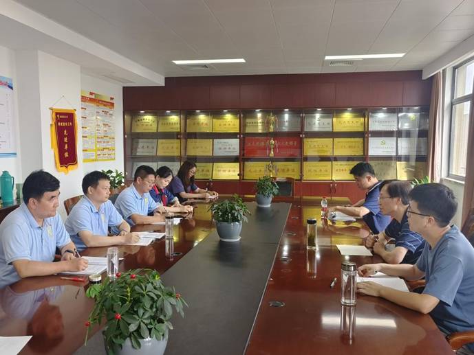 罗渊平到钢构公司调研