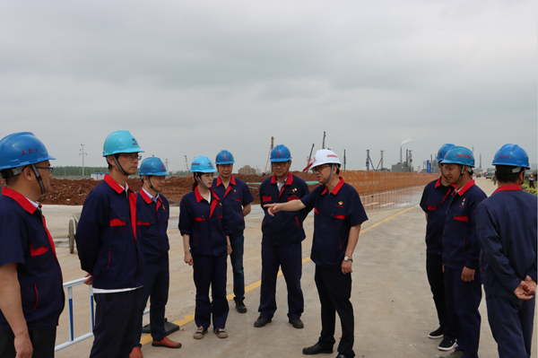 公司领导到铜基新材料项目调研