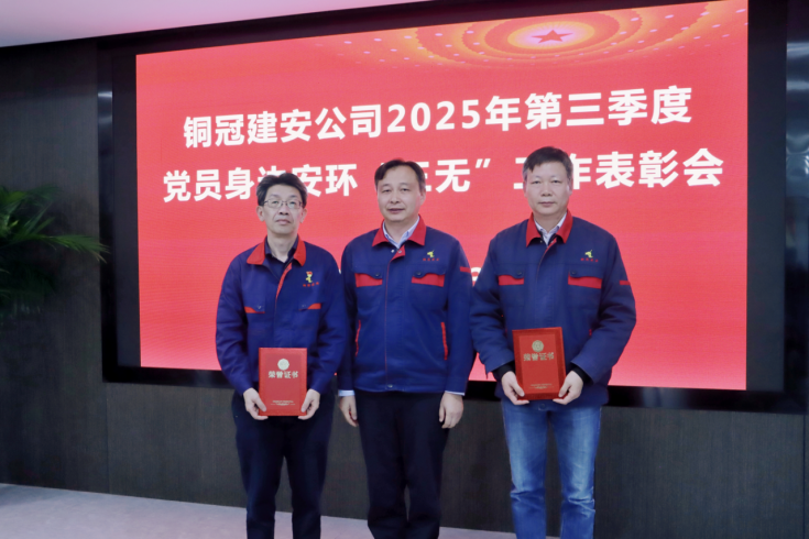 公司召开三季度党员身边安环“三无”工作 表彰会
